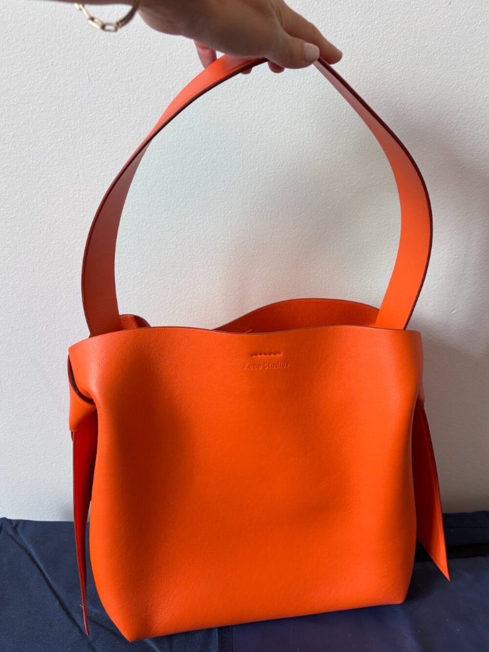 Acne Studios Musubi Orange Midi Bag